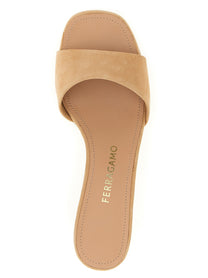 Ferragamo Tatiana Sandals Beige