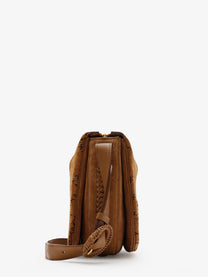 Burberry Women's Tavistock Suede Crossbody Bag Brown