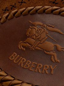 Burberry Women's Tavistock Suede Crossbody Bag Brown