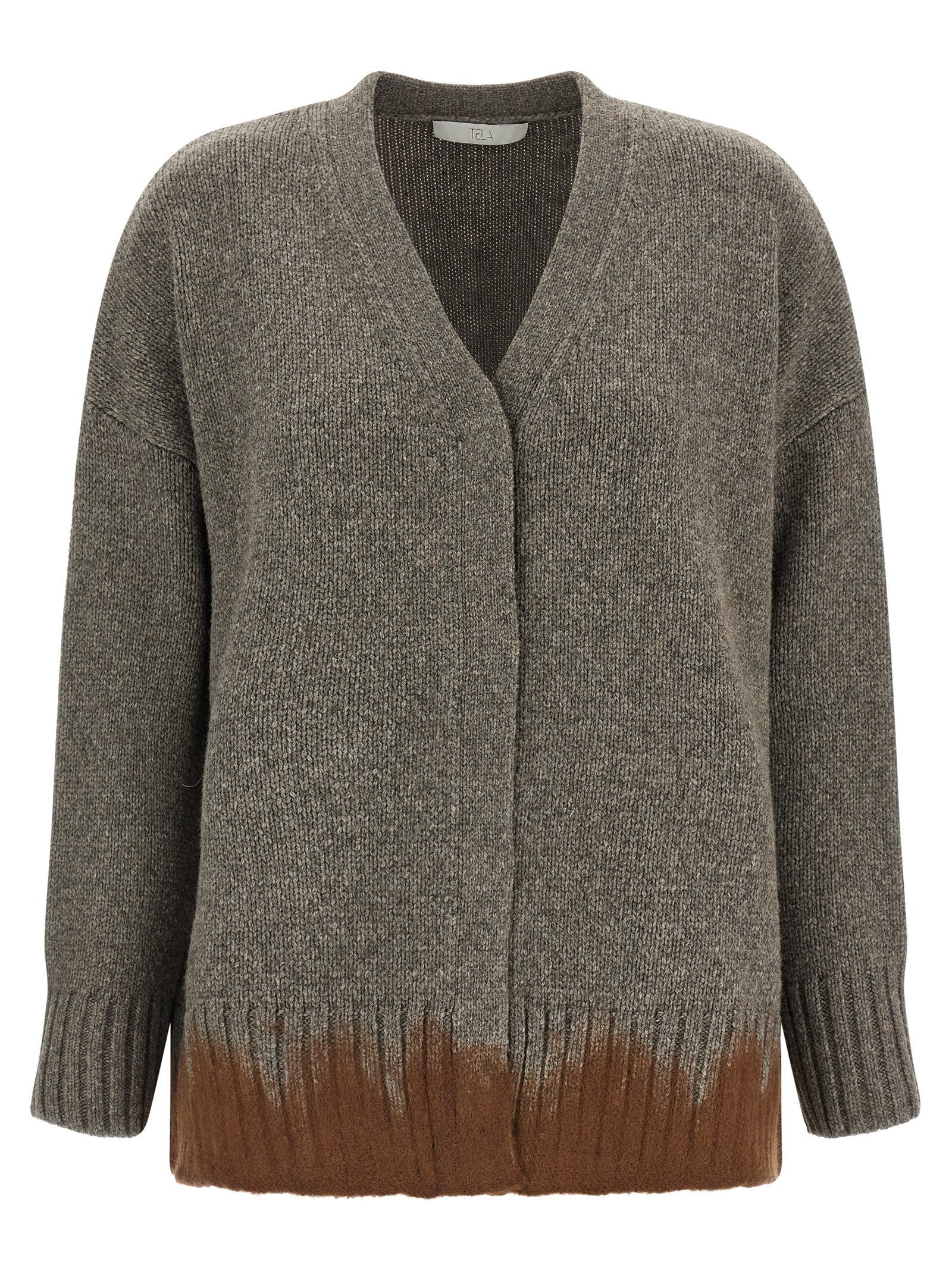 TELA Tawan Cardigan Grey