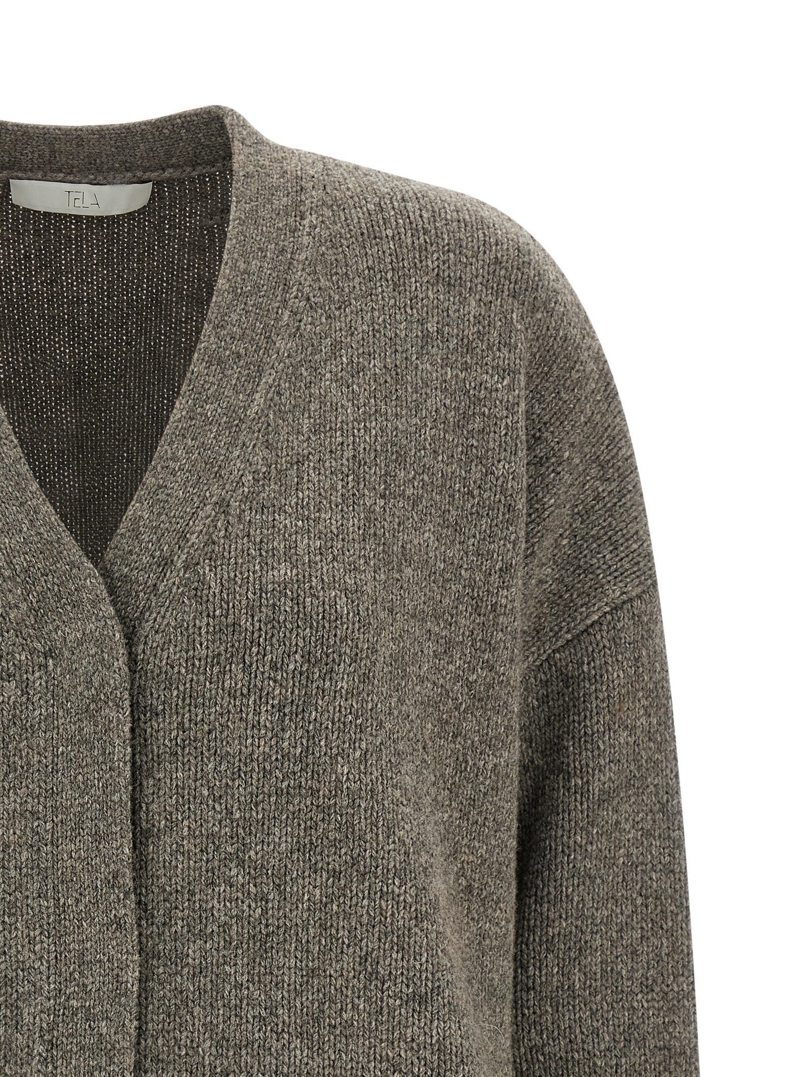 TELA Tawan Cardigan Grey