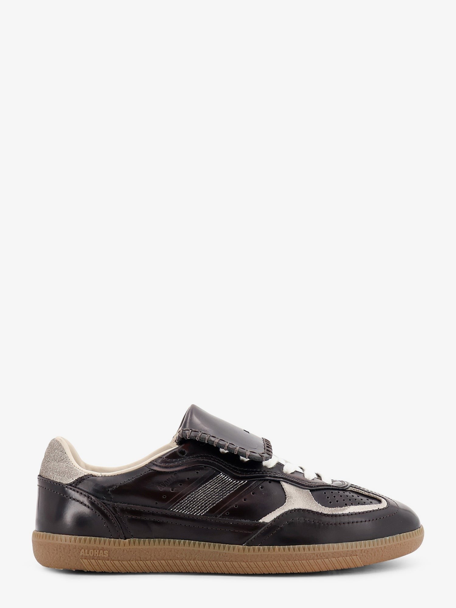 Alohas Women's Club Leather Sneakers Brown