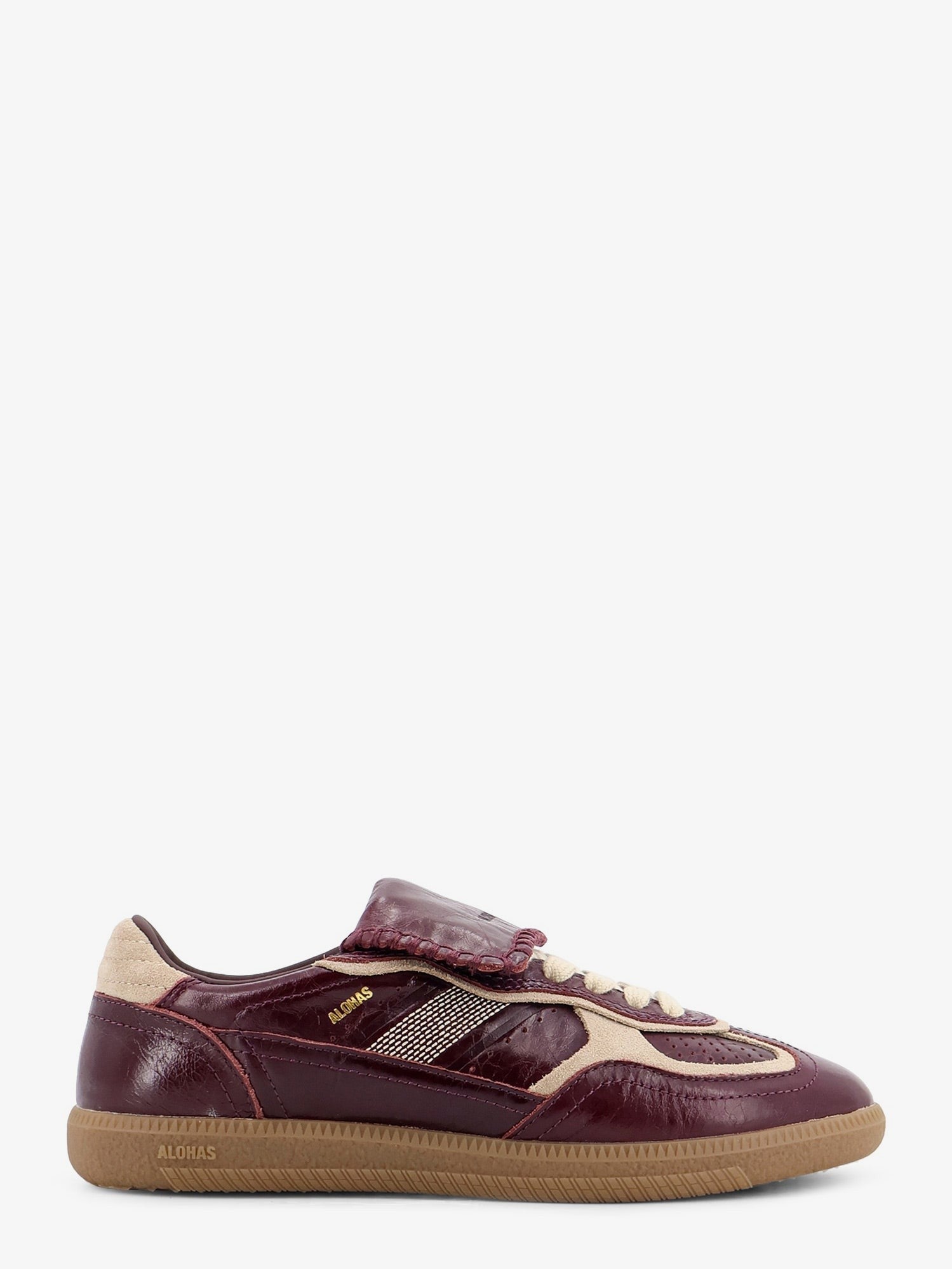 Alohas Women's Club Leather Sneakers Red