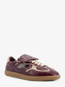 Alohas Women's Club Leather Sneakers Red