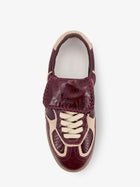Alohas Women's Club Leather Sneakers Red, view 5