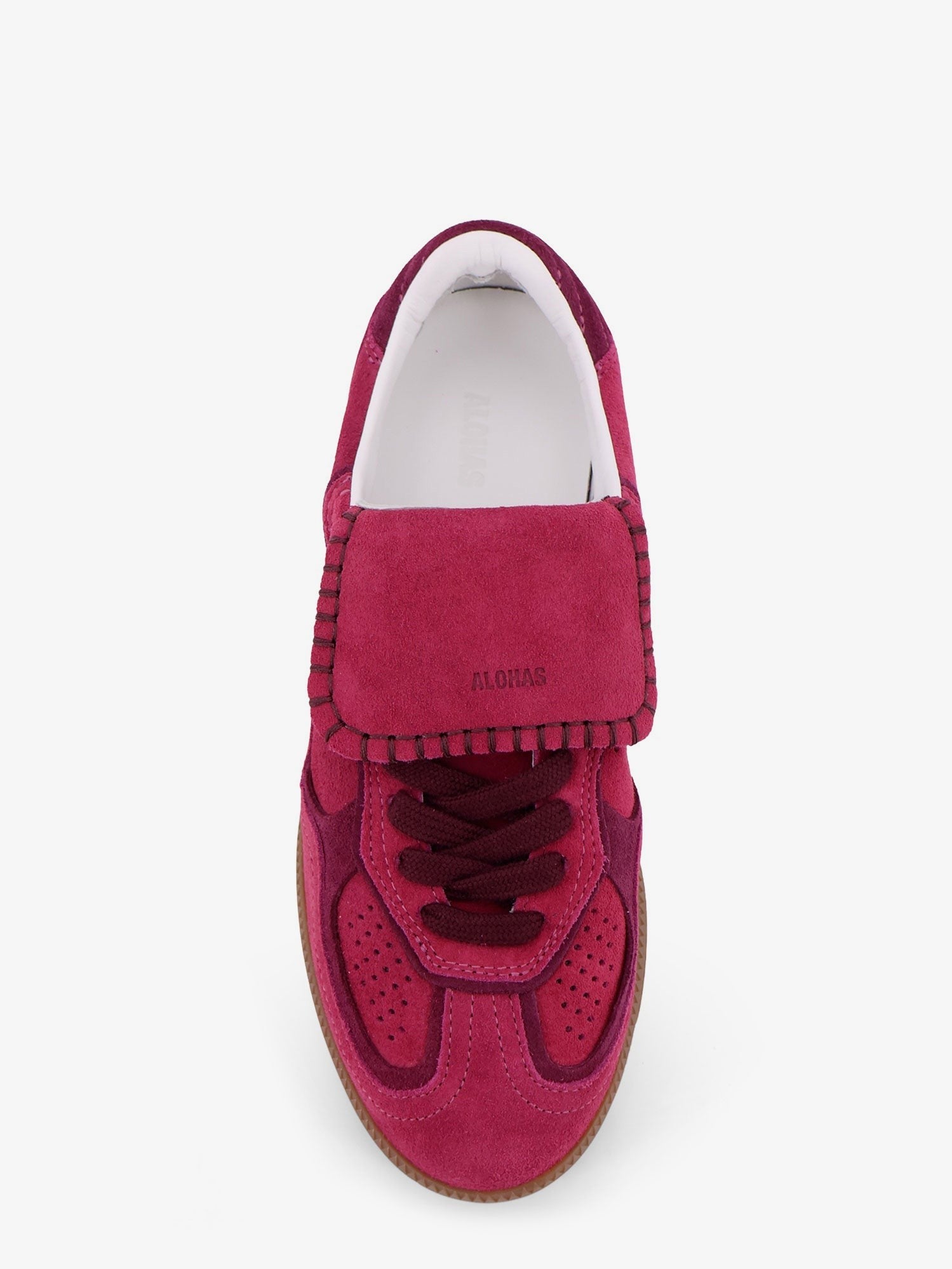 Alohas Women's Club Suede Sneakers Red