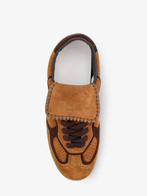 Alohas Women's Club Suede Sneakers Brown
