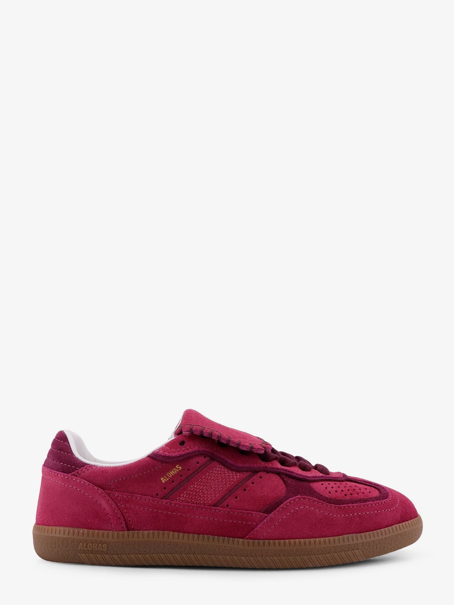 Alohas Women's Club Suede Sneakers Red