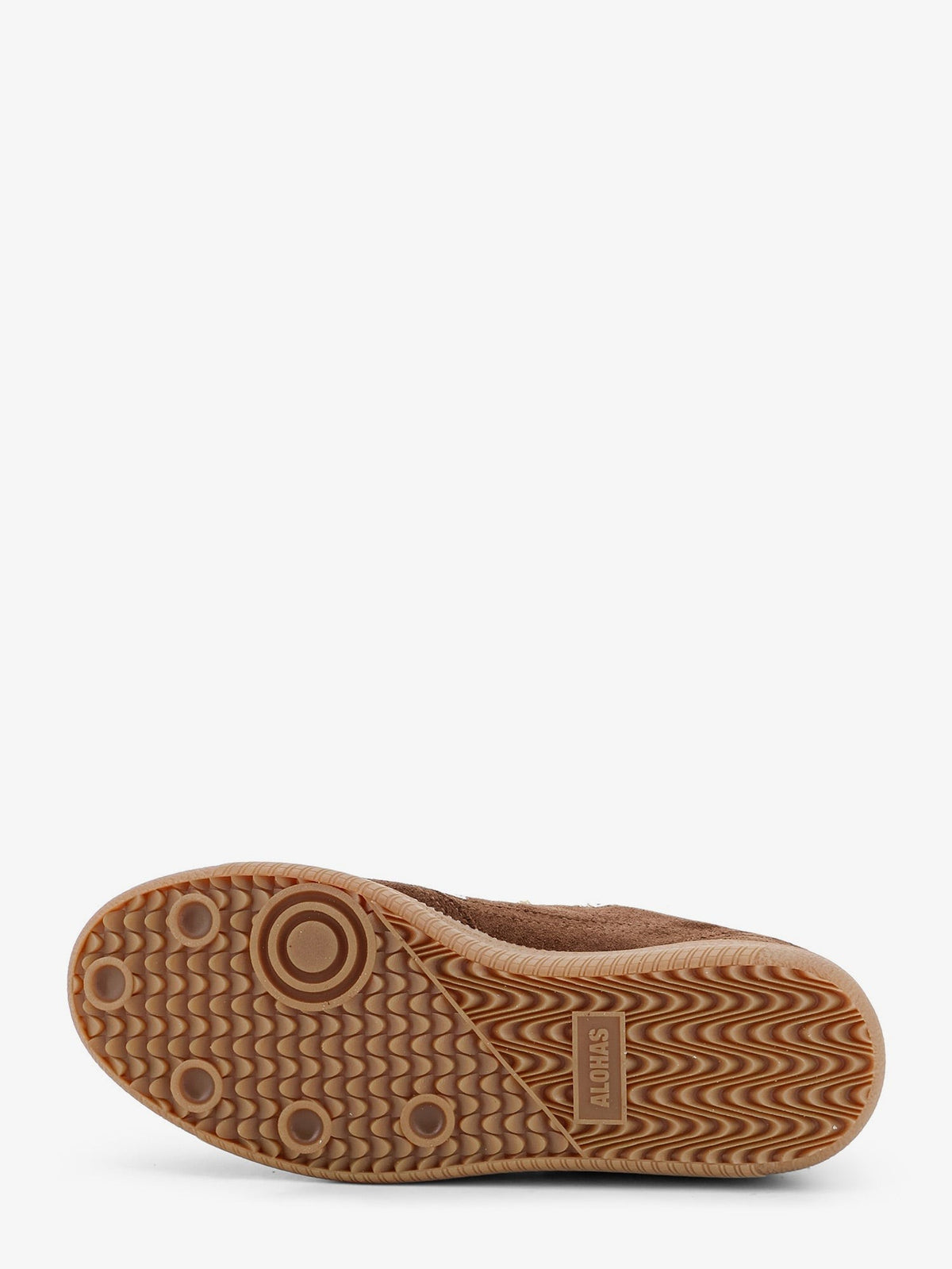 Alohas Women's Crochet Suede Sneakers Brown