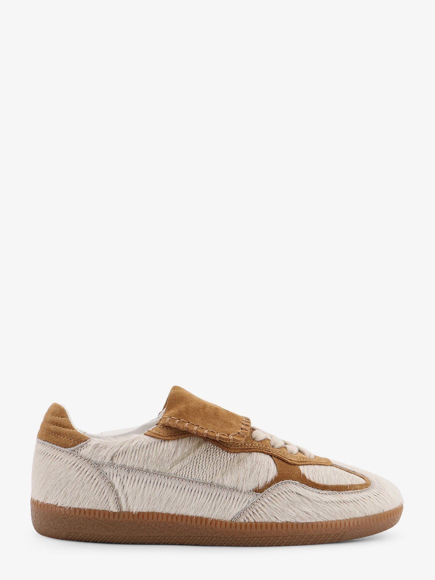 Alohas Women's Pony Skin Low Top Sneakers Beige