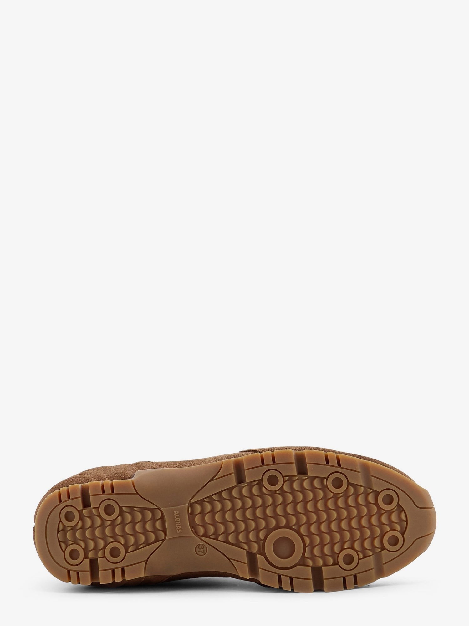 Alohas Women's Low Top Suede Sneakers Brown