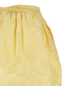 PRADA Tec Taffeta Skirt Yellow
