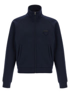 PRADA Tech Fabric Sweatshirt Blue