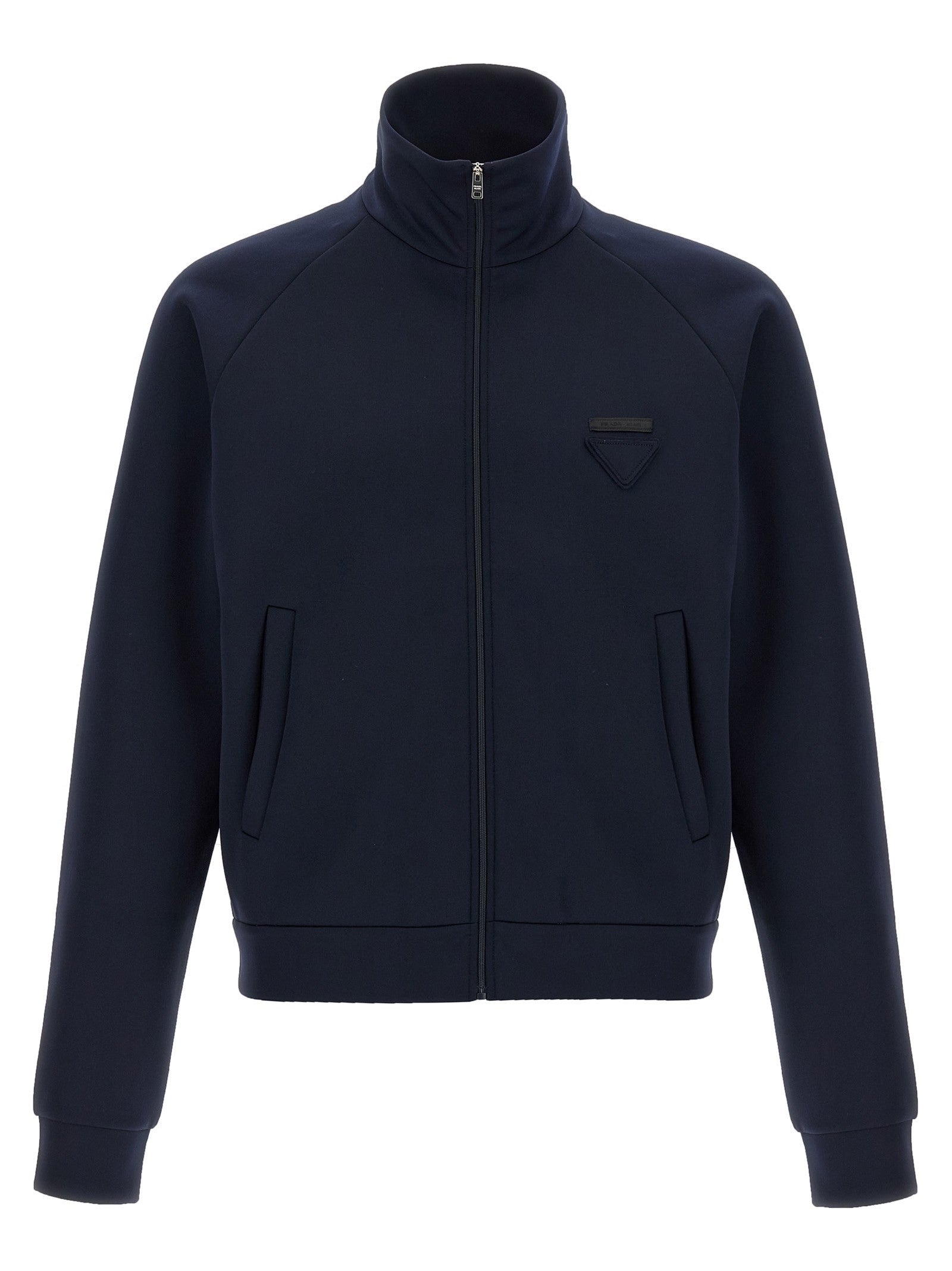 PRADA Tech Fabric Sweatshirt Blue