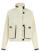 Ferragamo Tech Linen Jacket White