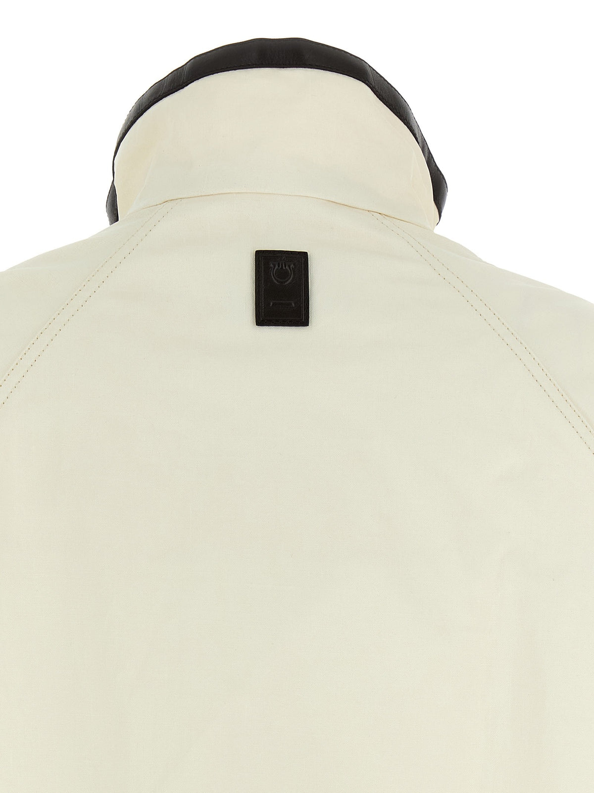 Ferragamo Tech Linen Jacket White