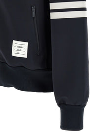 Thom Browne Tech Viscose Bomber Jacket Blue
