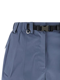 Prada Technical Canvas Shorts Blue