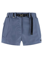 PRADA Technical Canvas Shorts Blue