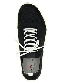 Kiton Technical Cotton Sneakers Black