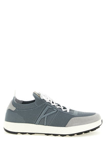 Kiton Technical Cotton Sneakers Grey