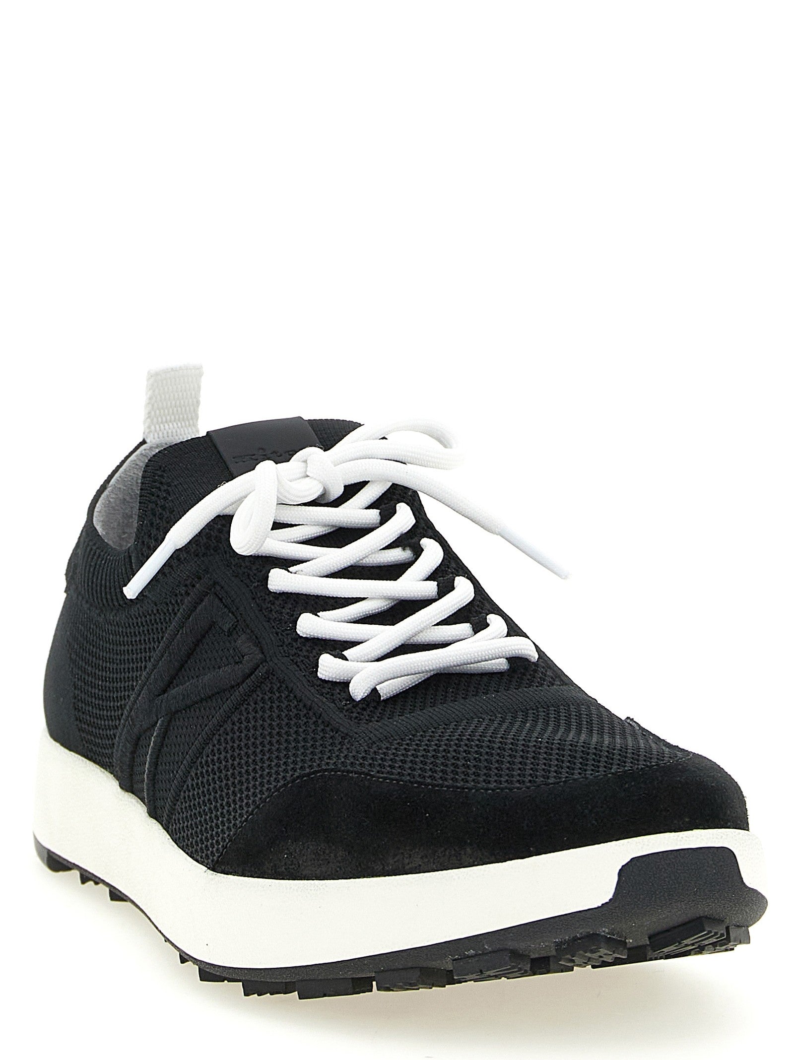 Kiton Technical Cotton Sneakers Black