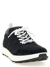 Kiton Technical Cotton Sneakers Black