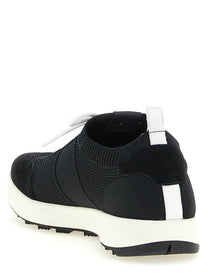Kiton Technical Cotton Sneakers Black