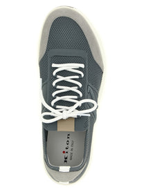 Kiton Technical Cotton Sneakers Grey