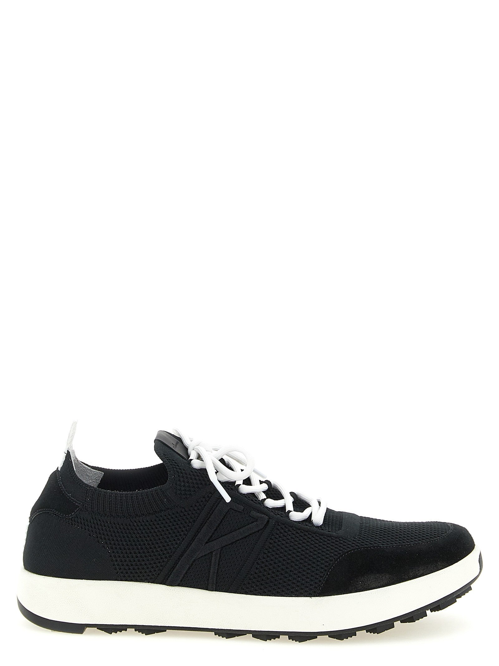 Kiton Technical Cotton Sneakers Black