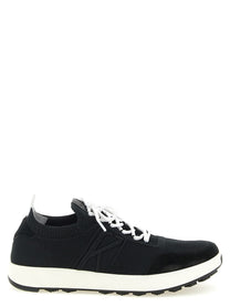 Kiton Technical Cotton Sneakers Black