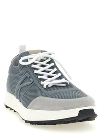 Kiton Technical Cotton Sneakers Grey