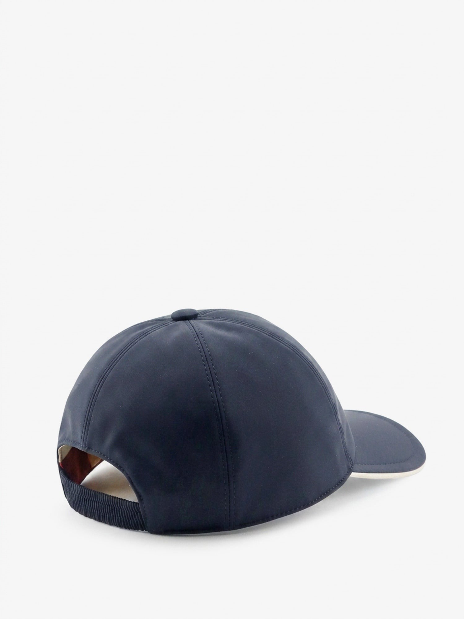 Loro Piana Men's Technical Fabric Hat Blue