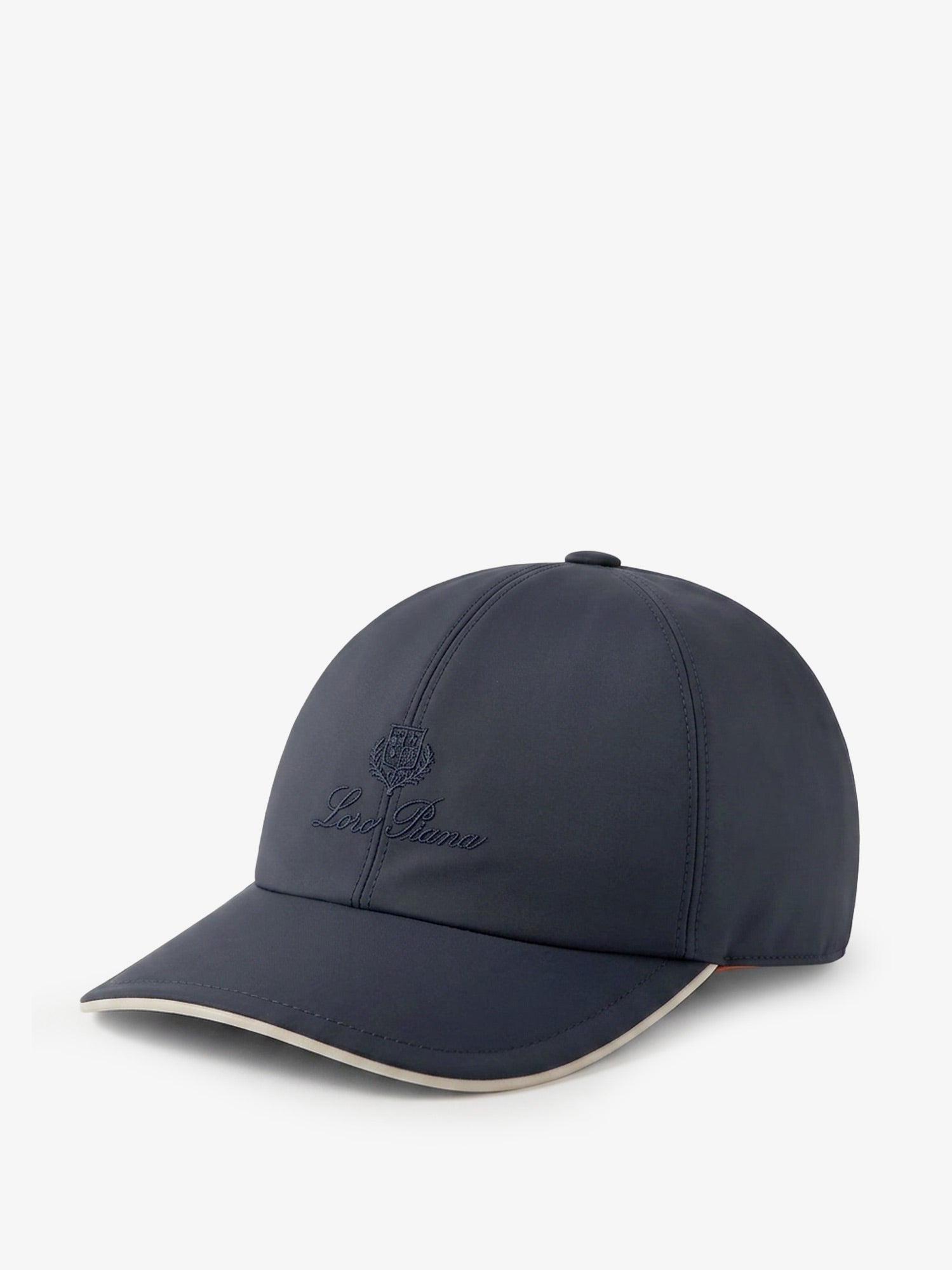 Loro Piana Men's Technical Fabric Hat Blue