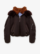 Loewe Women's Technical Fabric Jacket Brown