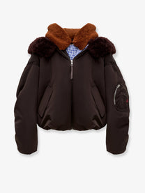 Loewe Women's Technical Fabric Jacket Brown