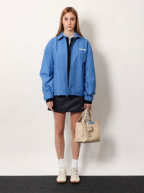 Miu Miu Women's Technical Fabric Jacket Purple