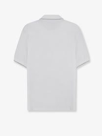 Brunello Cucinelli Men's Technical Fabric Polo Shirt White