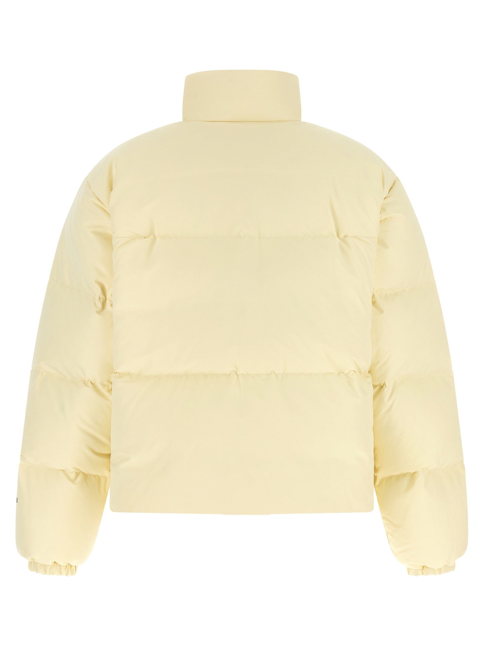 Jil Sander Technical Fabric Quilted Down Jacket Beige