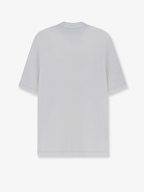 Brunello Cucinelli Men's Techno Piquet Shirt White