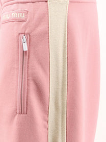 Miu Miu Women's Technical Fabric Trousers White