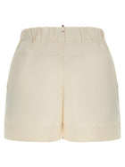 Moncler Grenoble Technical Froissé Shorts White, view 2
