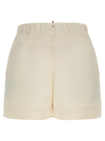 Moncler Grenoble Technical Froissé Shorts White