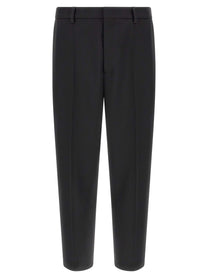 Jil Sander Technical Gabardine Trousers Black