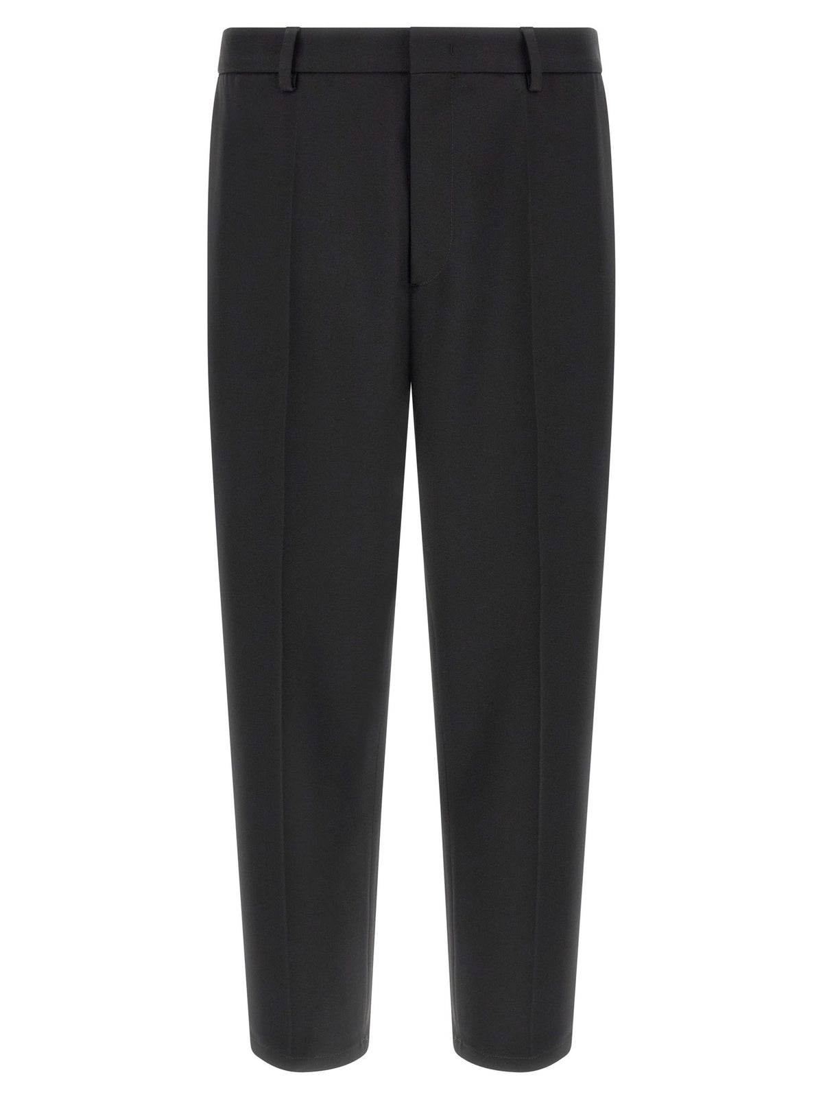 Jil Sander Technical Gabardine Trousers Black