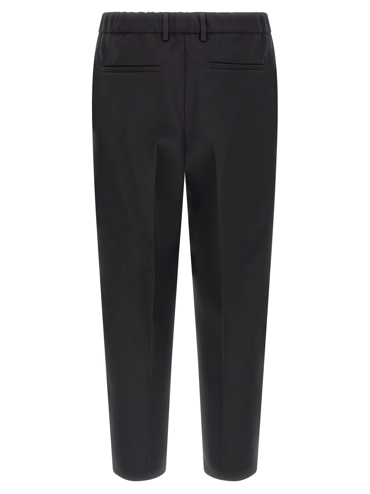 Jil Sander Technical Gabardine Trousers Black