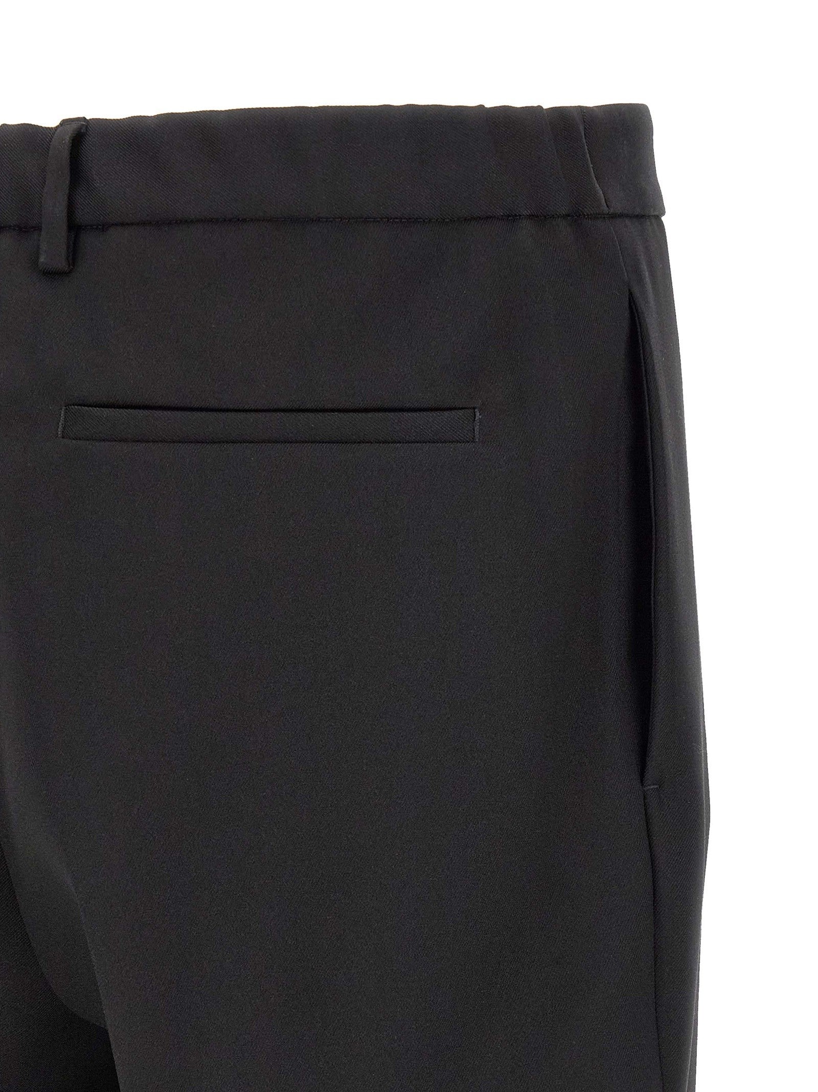 Jil Sander Technical Gabardine Trousers Black
