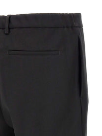 Jil Sander Technical Gabardine Trousers Black