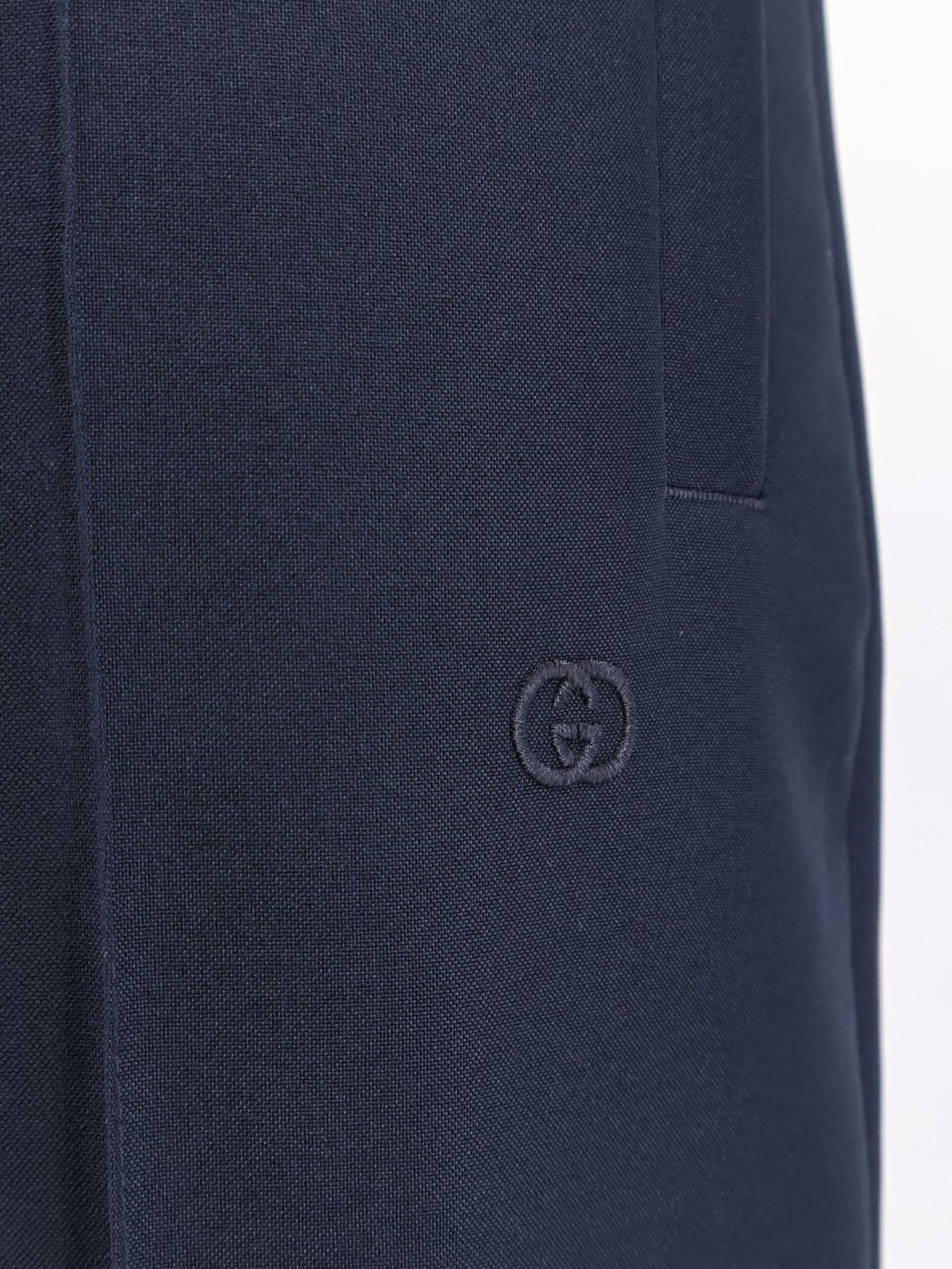 Gucci Men's Technical Panama Trousers Black