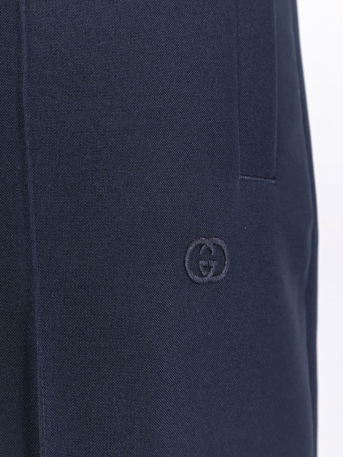 Gucci Men's Technical Panama Trousers Black, view 5
